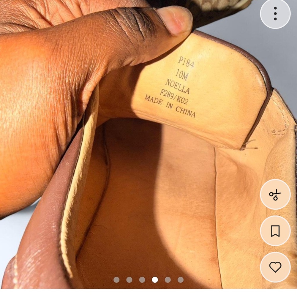 Coach Brown and Tan Signature Canvas Sneakers - Picture 5 of 6